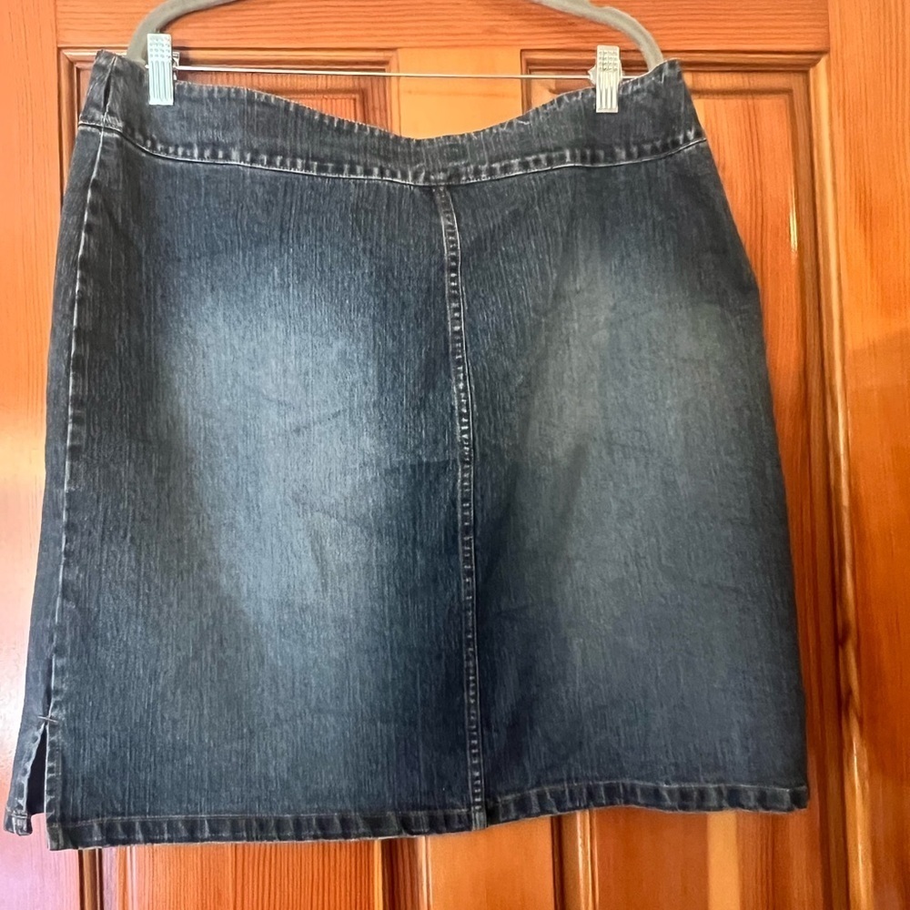 Route 66 Denim Mini Skirt - Picture 4 of 4